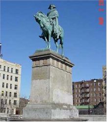 Picture of George Washington at Valley Forge Memorial