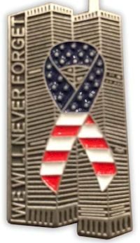 Buy 9/11 Memorial Pins | WTC with Memorial Ribbon
