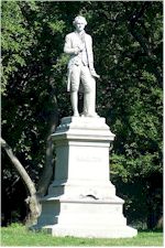 Alexander Hamilton Statue in Central Park