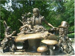 Alice in Wonderland Sculpture in Central Park Alice in Wonderland Statue in Central Park